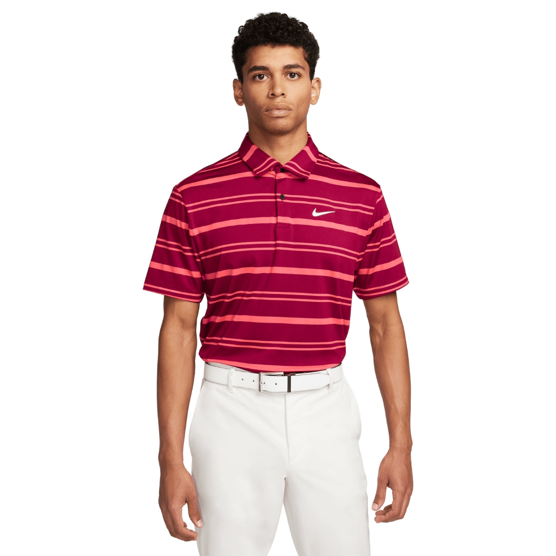 Nike sales burgundy polo